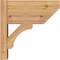 Ekena Millwork Legacy Slat Smooth Outlooker, Western Red Cedar, 7 1/2"W x 14"D x 14"H OUT08X14X14LEC06SWR - alternate 2